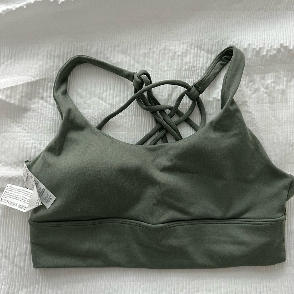 Green Sports Bra